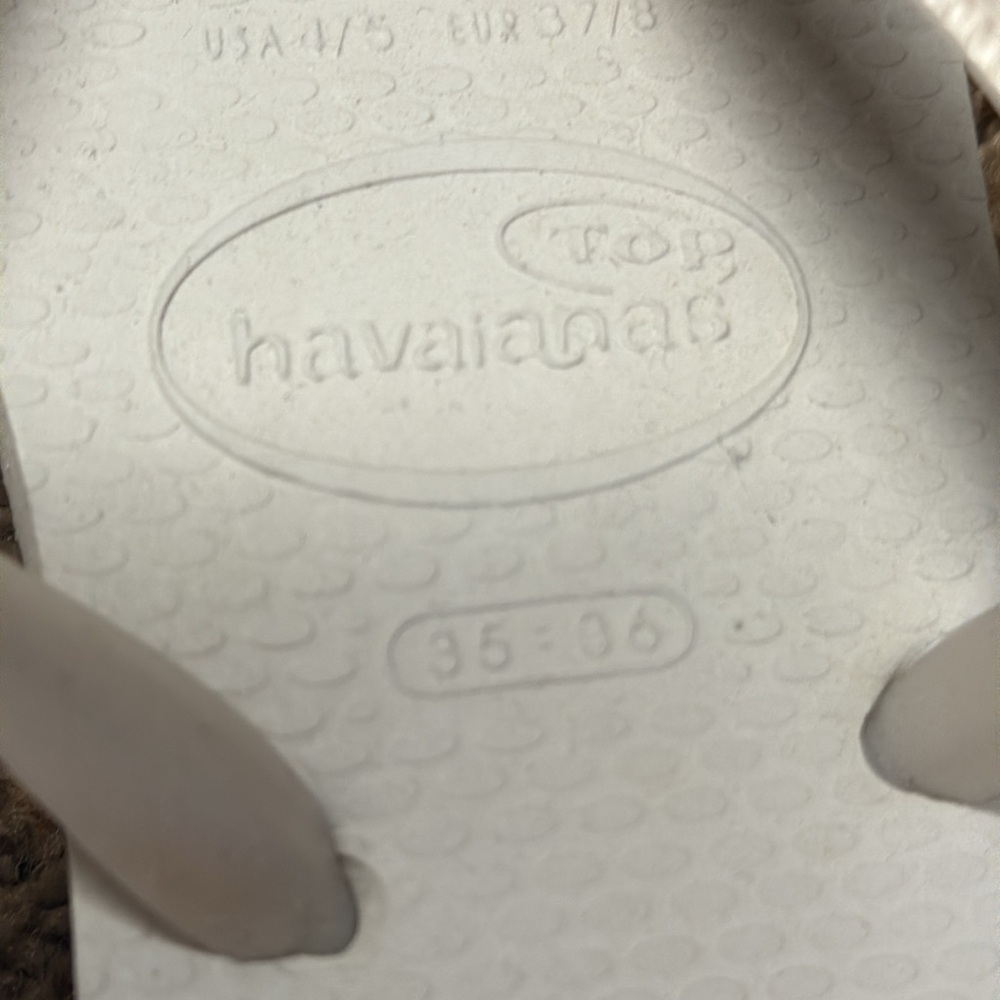 Havaianas white Flip Flop NWT - Picture 5 of 5